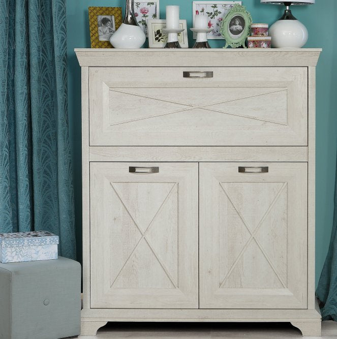 Kashmir Drinks Cabinet (KSMK43) in White Pine