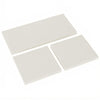 Outsunny Outdoor Seat Cushion Pads for Rattan Furniture, 3 PCs Garden Furniture Cushions, Cream White
