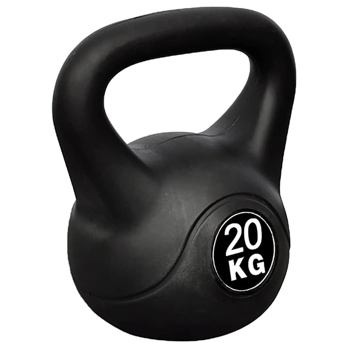 kettlebell 20 kg shown from a high angle against a plain white background