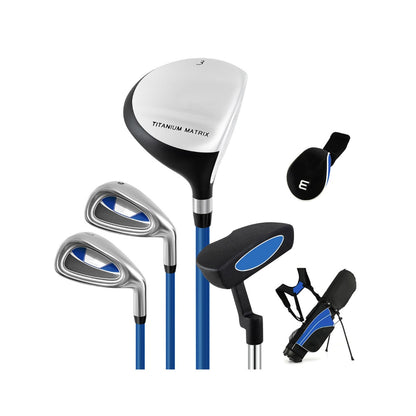 Kids Complete Golf Clubs Set for boys and girls aged 11-13 years in blue