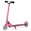 Kids Aluminum Folding Stunt Scooter with LED Wheels-Pink