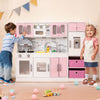 Kids Kitchen Playset with Lights and Sounds-Pink