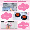 Kids Kitchen Playset with Lights and Sounds-Pink