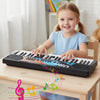 49 Keys Portable Kids Piano Keyboard-Black