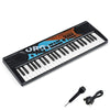 49 Keys Portable Kids Piano Keyboard-Black