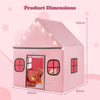 Kids Play Tent Large Playhouse Indoor Play Tent-Pink