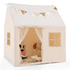 Kids Play Tent with Glow in the Dark Stars-Beige