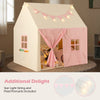 Kids Play Tent with Padded Mat for Children Aged 3-8 Years Old-Pink