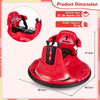 12V Kids Ride On Electric Bumper Car with Dual Joysticks and Remote Control-Red