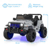 12V Kids Ride on Truck with 2.4G Parental Remote Control and Music-Grey