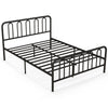 Double/King Size Metal Bed Frame with Headboard and Footboard-King Size