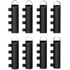 Outsunny 8 Pack Gazebo Sand Weights Bags, 40 kg 600D Heavy Duty Sand Bags Sandbags for Canopy Tent Legs, Without Sand, Black