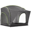 Outsunny Car Tent with 2.35m Stand-Up Height, 3000mm Waterproof Tailgate Tent with Mesh Windows for Family Camping Travelling