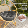 Outsunny Set of Two â60cm Outdoor Cushions - Dark Grey