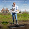 75/91/106 x 25cm Lawn Leveling Rak with Ergonomic Handle-106 x 25 cm-Black
