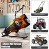 Lawn Mower Lift Jack Riding Mower Lift with Adjustable Height and Angle-Black