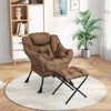 Lazy Chair with Ottoman-Coffee