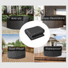 Outsunny Garden Patio Large Furniture Set Round Cover 600D Oxford Waterproof, Ð¤193 x 80H cm, Black