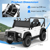 Licensed Land Rover Defender 12V Ride On Toy Car with Parent Remote Control -White