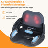 Low Back Massager with Heat Foldable Shiatsu Massage Lumber and Hip Support Seat Cushion-Grey