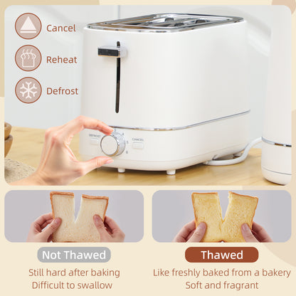HOMCOM Kettle and Toaster Set in White