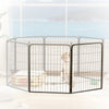 PawHut Two-Piece Dog Pen Expansion Pack for Medium Dogs, 80cm Tall Animal Pen with Three Connecting Stakes
