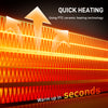 HOMCOM 2000W Ceramic Electric Heater with Fan, Timer, Oscillation - Black