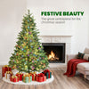 HOMCOM 7ft Artificial Pine LED Christmas Tree, with Remote