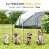 PawHut 8 Panel Pet Playpen for Medium Dogs Indoor Outdoor 80 cm Height