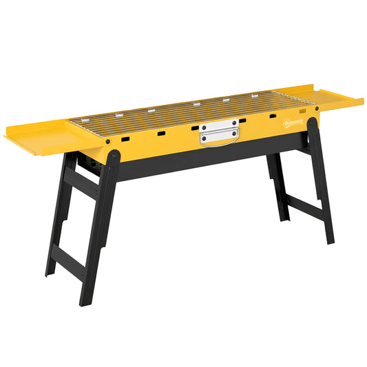 Outsunny Portable BBQ Grill in Yellow