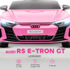 HOMCOM Audi Licensed 12V Kids Electric Ride-On, with Remote Control, Suspension System, Lights, Music, Motor - Pink