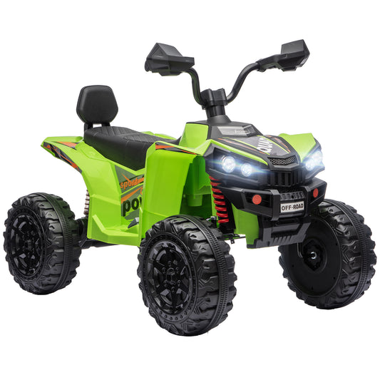 AIYAPLAY 24V 2 Seater Electric Quad Bike in Green