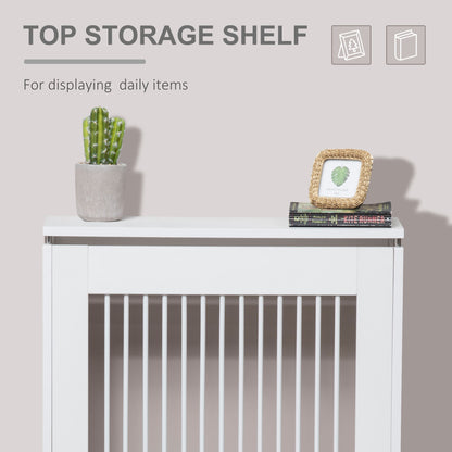 HOMCOM Radiator Cover in White