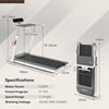Max 2.25 HP Walking Running Jogging Exercise Machine with LED Display-Silver
