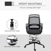 Vinsetto Ergonomic Mesh Back Drafting Chair, Tall Office Chair, Draughtsman Chair with Adjustable Height and Footrest 360  Swivel, Set of 5