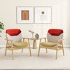 Modern Accent Chair Upholstered Side Armchair with Backrest