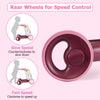 Montessori Baby Walker Toddler Educational Push Toy with Music and Light-Pink
