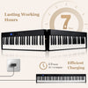 88-Key Foldable Full-Size Semi-Weighted Digital Piano Keyboard with MIDI-Black