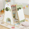 Multi-functional Kid's Climbing Toy with Slide and Climbing Net-Colourful