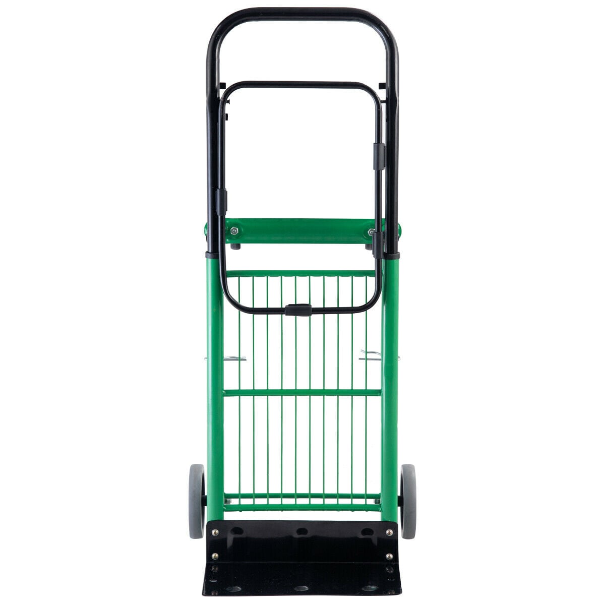 Multi-Purpose Folding Sack Barrow / Platform Trolley in an upright folded position