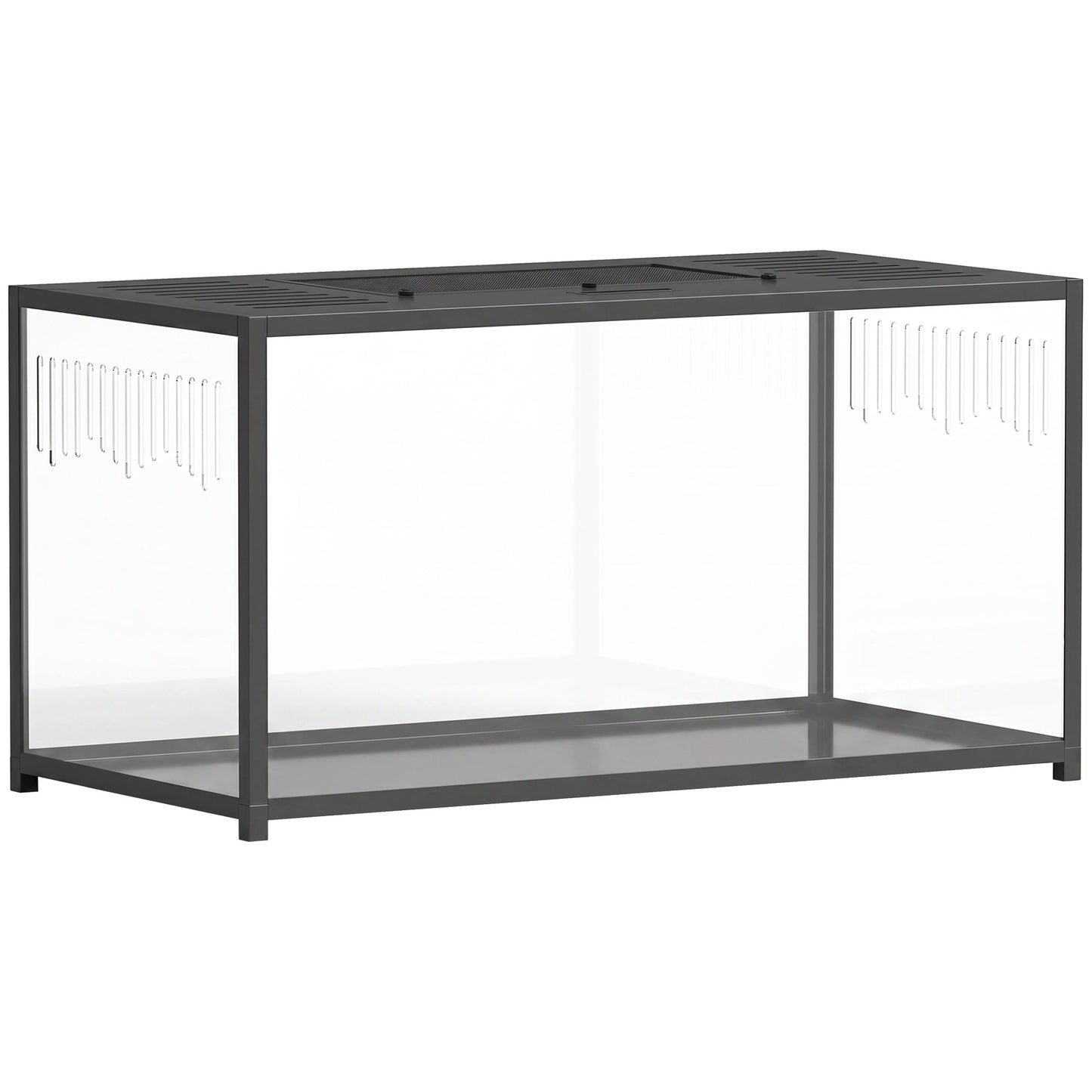 PawHut Large Hamster Cage, Chewproof Metal Rat Cage with Openable Top for Syrian Dwarf Hamster, Gerbil, 100 x 50 x 52.5 cm