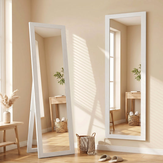 HOMCOM 37 x 157 cm Full Length Mirror - White