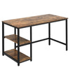 Industrial Styled Computer Desk / Writing Table with Storage Shelves