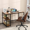 Industrial Styled Computer Desk / Writing Table with Storage Shelves