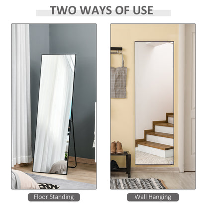 HOMCOM Full Length Mirror in Black