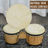 HOMCOM Wooden Bongo Drum Set â7.75