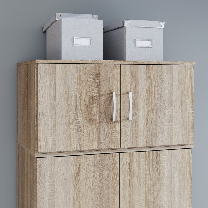 Niko 82cm 2 Door Wardrobe Top Unit (NIKN82) in Sonoma Oak