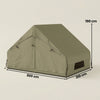 Outsunny Inflatable Tent Waterproof for Camping Blow Up Tent with Pump Carry Bag for 2-4 Person