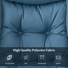 Lazy Chair with Ottoman-Navy