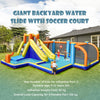 Inflatable Water Bounce House with Slide and Water Cannons